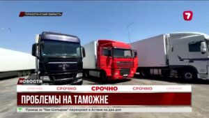 Около 30 фур уже 10 дней стоят на таможенном посте Конысбаев в Туркестанской области
