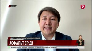 Шымкентте күн ыстығынан асфальт еріп жатыр