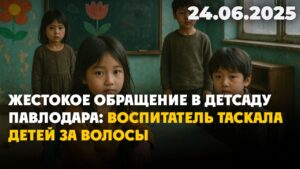 Жестокое обращение в детсаду Павлодара: воспитатель таскала детей за волосы | 24.06.2025