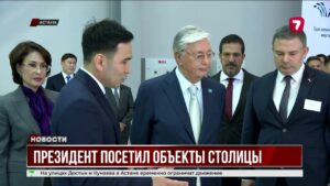 Президент посетил спорткомплексы и завод вагонов