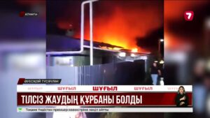 Алматының Түрксіб ауданында бір адам өрттен ажал құшты