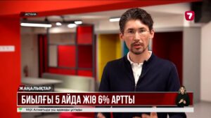 Биылғы 5 айда жіө 6% артты