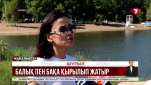 Ақтөбеде балық қырылып жатыр