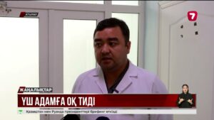 Сағыз ауылында үш адамға оқ тиді
