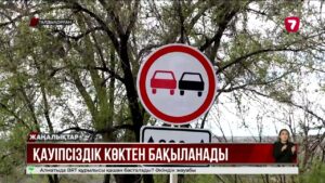 Жолдағы тәртіп дрон арқылы ретке келтіріледі