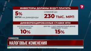 Инвесторы и состоятельные казахстанцы будут платить повышенный ИПН, вводят акциз на энергетики