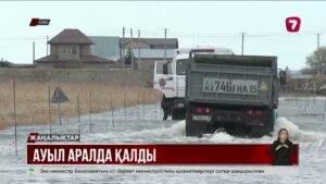 СҚО-да Прибрежное ауылы аралда қалды
