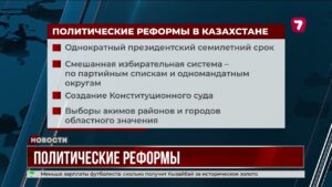 Ключевые реформы, реализованные Президентом Касым-Жомарт Токаевым