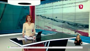 Каспий теңізінің суы қызыл түске боялды