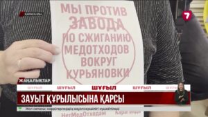 Курьяновка тұрғындары медициналық қалдықтарды өртеу зауытының құрылысына қарсы