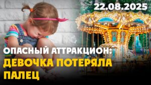 Пятилетней девочке оторвало палец на атракционе в Актобе | 22.08.2025