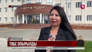 Құлсары жаңадан салынып жатқан мектептің төбесі опырылып түсті