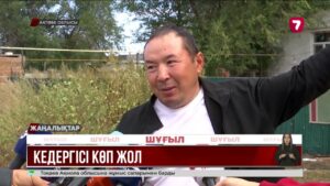 Қызғалдақты стансасының балалары мектепке жету үшін вагон астынан өтеді