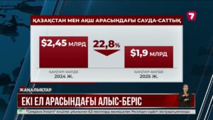 Қазақстан мен АҚШ арасында сауда көлемі 2 млрд долларға жетті