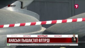 41 жастағы ер адам анасын пышақтап, мәйітін қоқысқа тастаған