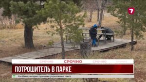 В президентском парке Астаны мужчина потрошил уток на глазах у прохожих