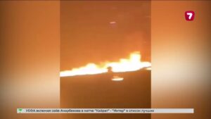 Крупный пожар на рынке в Астане: сгорели два магазина