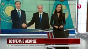 Глава государства провёл встречу с заместителем председателя правительства России Денисом Мантуровым