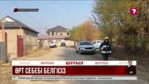 Жетісайдағы өрт: үш адам жансақтау бөлімінде