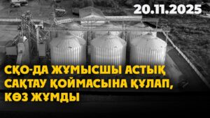 СҚО-да жұмысшы астық сақтау қоймасына құлап, көз жұмды | 20.11.2025 — Күндізгі жаңалықтар