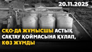 СҚО-да жұмысшы астық сақтау қоймасына құлап, көз жұмды | 20.11.2025 — Күндізгі жаңалықтар