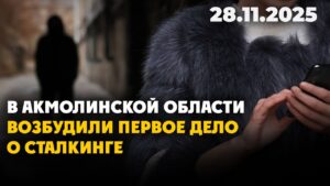 В Акмолинской области возбудили первое дело о сталкинге | 28.11.2025 — Дневные новости