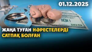 Жаңа туған нәрестелерді сатпақ болған | 01.12.2025 — Күндізгі жаңалықтар