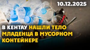 В Кентау нашли тело младенца в мусорном контейнере | 10.12.2025 — Дневные новости