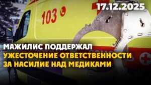 Мажилис поддержал ужесточение ответственности за насилие над медиками | 17.12.2025