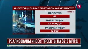 В Казахстане реализовали 45 инвестпроектов на $2,2 млрд