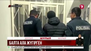 Құлсарыда мектеп оқушысы құрдастарына балта ала жүгірді