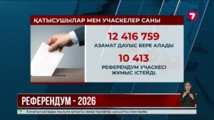 Республикалық референдум: күнтізбелік жоспар бекітілді