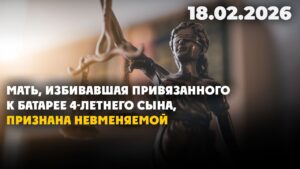 Мать, избивавшая 4-летнего сына, признана невменяемой |18.02.2026 — Дневные новости