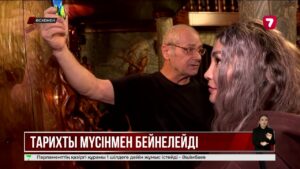 Өскемендік шебер ағаштан тарихи тұлғалардың мүсінін жасайды