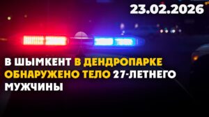 В Шымкент в дендропарке обнаружено тело 27-летнего мужчины | 23.02.2026 — Дневные новости