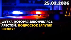 В Петропавловске подросток требовал деньги за «отмену» угрозы | 25.02.2026