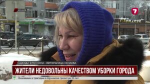 В Конаеве после снегопада улицы ушли под воду