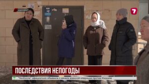 Рекордный снегопад в Шымкенте затопил подвалы многоэтажки