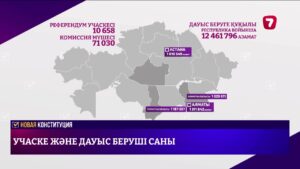 Жаңа Конституция бойынша референдум: 12,4 млн азамат дауыс беруге құқылы