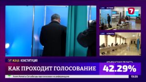 Жители Шымкента и Алматинской области активно участвуют в референдуме