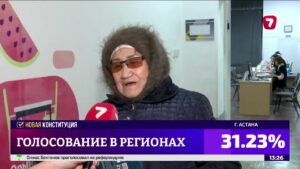 В Актобе продолжается активное голосование на выборах новой Конституции