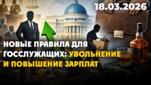 Новые правила для госслужащих: увольнение и повышение зарплат | 18.03.2026