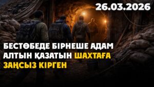 Бестөбеде бірнеше адам алтын қазатын шахтаға заңсыз кірген | 26.03.2026 — Күндізгі жаңалықтар