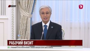 Касым-Жомарт Токаев принял премьер-министра России Михаила Мишустина
