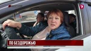 В Петропавловске весной асфальт растаял, дороги в ямах