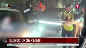 14-летний подросток на Tesla устроил гонки в Астане