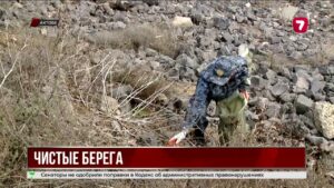 Тонны мусора вывезли с берегов водоёма в Актобе