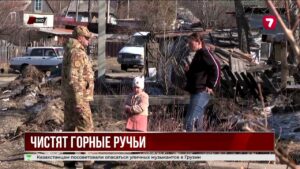 В Риддере расчистили 70 водопропускных каналов