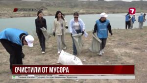 В Алматинской области очистили Тамгалы тас по акции «Таза Казахстан»