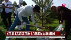 Түркістанда «Таза Қазақстан» аллеясы ашылды
